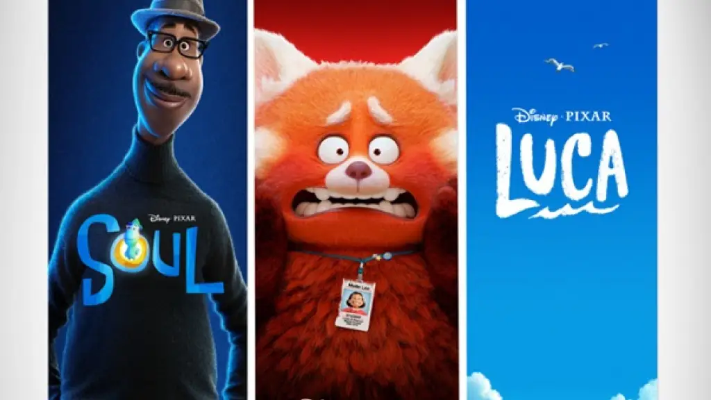 Soul, Red y Luca, Disney - Pixar