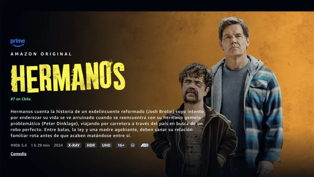 HERMANOS, Prime Video